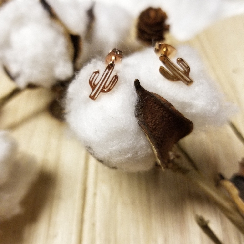 🌵🌵So Cute Stainless Steel Cactus earrings 🌵🌵 - Picture 5 of 9